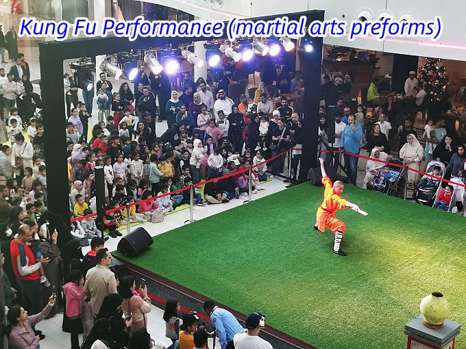 Shaolin Kung Fu Performance Troupe News: In December 2023, a group of six members of the Shaolin Kung Fu Performance Troupe was invited to Manama, the capital of the Kingdom of Bahrain, one of the Arab countries in the Middle East.